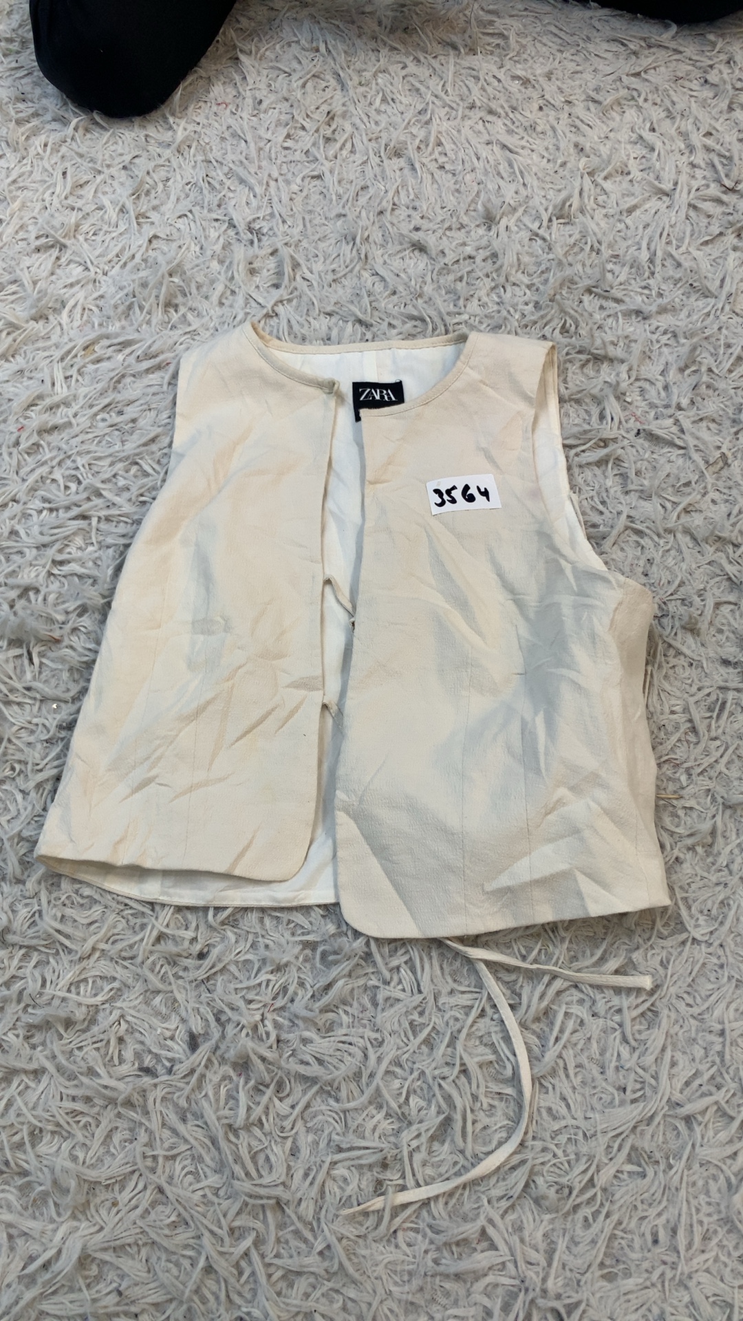 Chaleco sin mangas de Zara