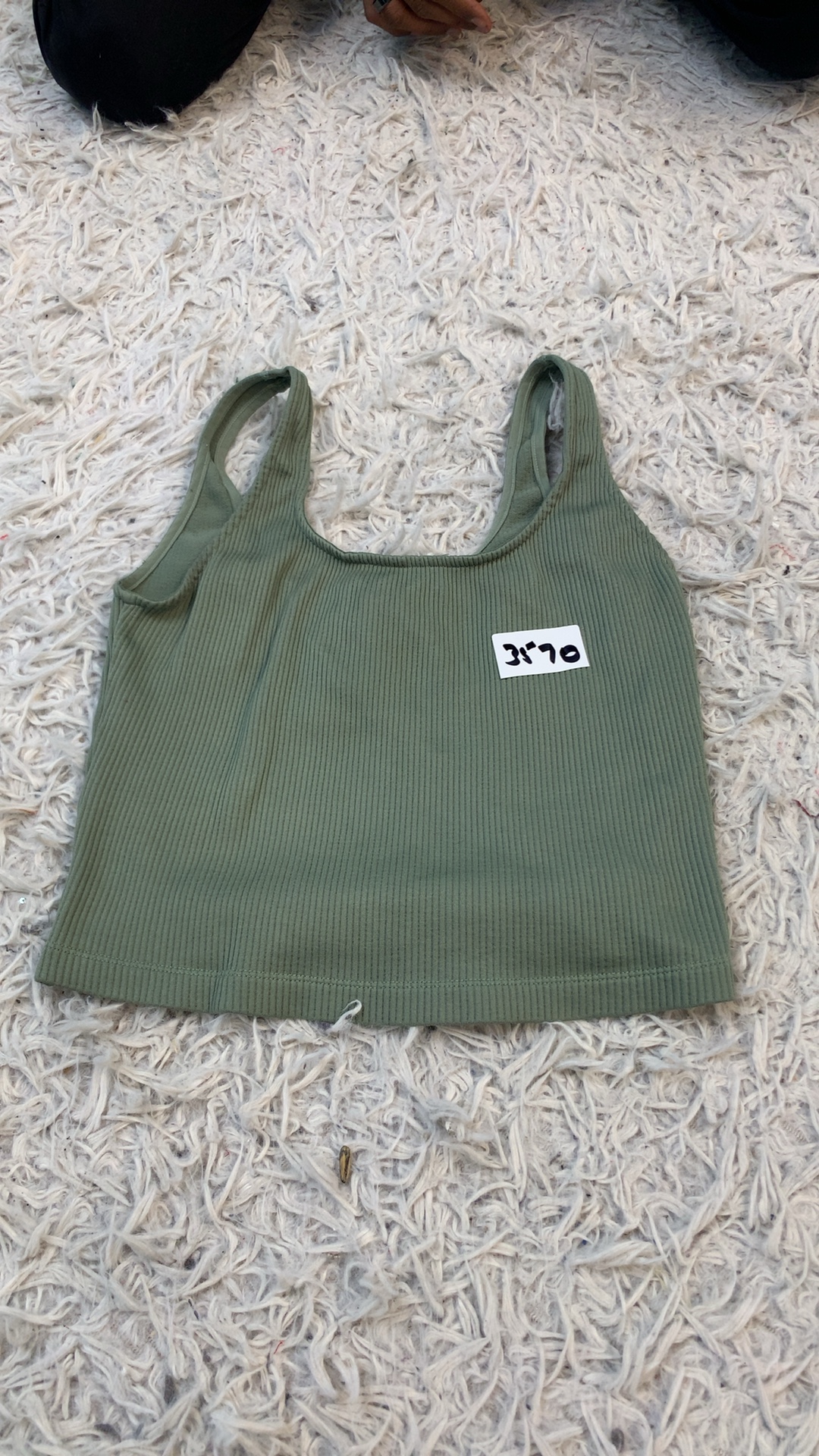 Camiseta sin mangas de canalé Dynamite