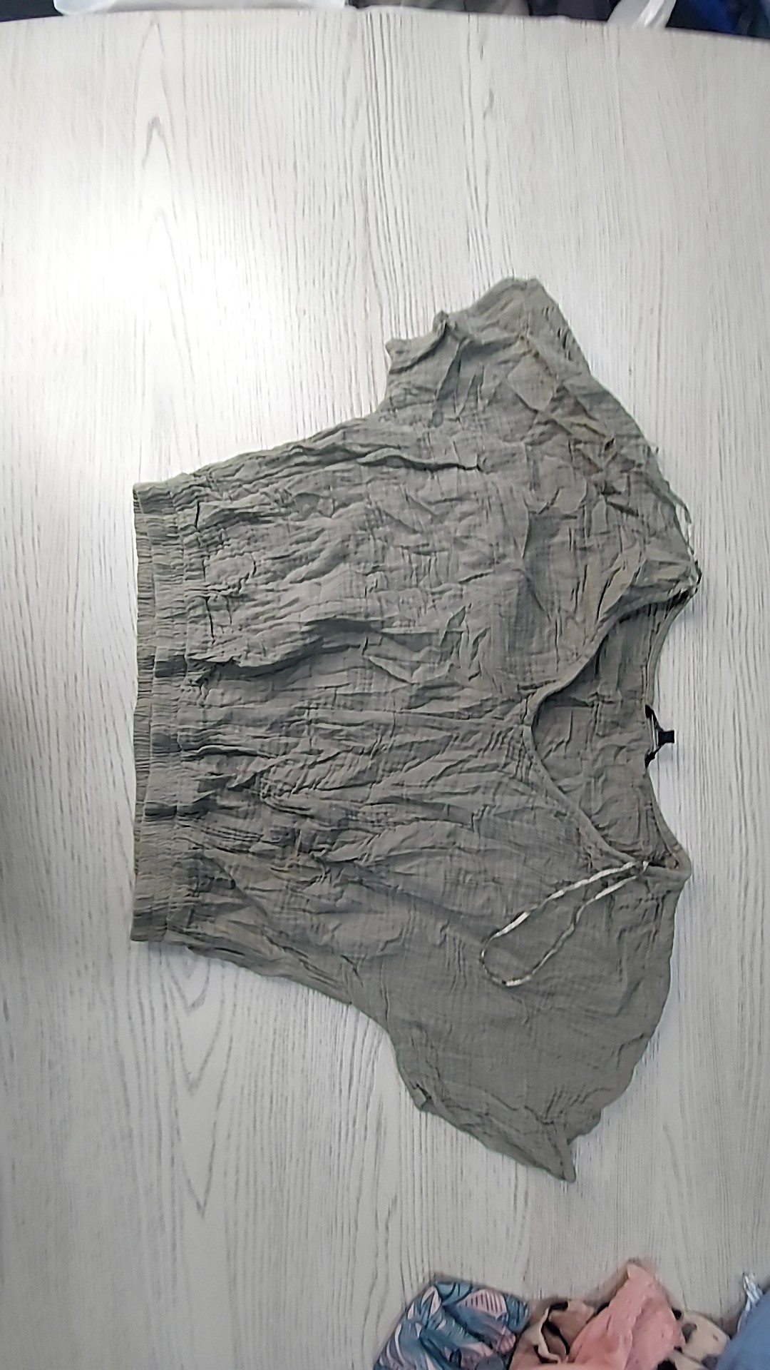 George Olive Green Textured Top